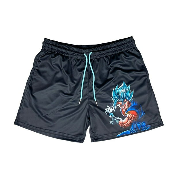 Pantalones cortos de malla de Anime para hombre, Shorts deportivos informales transpirables para playa, Fitness, gimnasio, secado rápido, baloncesto Fivean unisex