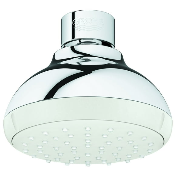 Grohe 26050001 Tempesta Classic 100 1 Spray Shower Head, Starlight Chrome