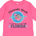 thumbnail image 4 of Inktastic Clearwater Beach Florida Trip Girls Long Sleeve Toddler T-Shirt, 4 of 5