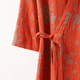 thumbnail image 5 of Bata de baño de gasa jacquard teñida en hilo de algodón puro de primavera y verano, bata de baño con botonadura parcial, pijama, ropa para el hogar, ropa exterior absorbente y agradable para la piel, 5 of 5