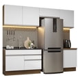 thumbnail image 1 of Cocina Integral 260cm Glamy Madesa Marrón/Blanco 05, 1 of 5