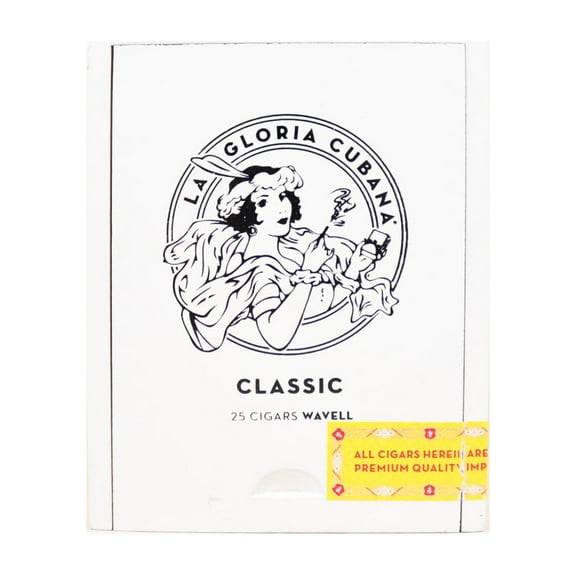 La Gloria Cubana Classic Wavell Empty Wood Cigar Box 5.75" x 4.5" x 4.5"