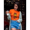 thumbnail image 2 of Graffiti Style Melty Face Shaped T-Shirt Women -Image by Shutterstock, Female XX-Large, 2 of 4