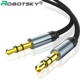 thumbnail image 2 of Cable de Audio Jack de 3,5mm, Cable auxiliar de Audio macho a macho de 3,5mm para Samsung S10, altavoz para auriculares de coche, línea alámbrica, altavoz auxiliar Tan Jianjun unisex, 2 of 2