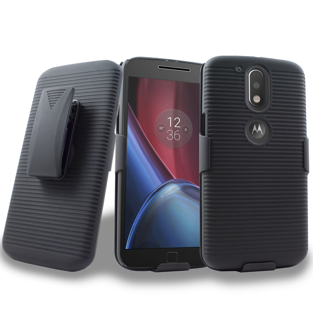 for Motorola moto Z FORCE Phone Case Belt Clip Armor Holster Kickstand