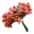 thumbnail image 3 of 12pcs/bunch Mini Artificial Pip Berry Picks Fruit Flower  for DIY Wedding Christmas Garland Box Scrapbooking Decoration (, 3 of 5