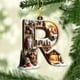 thumbnail image 4 of Adornos de árbol de Navidad de 26 letras - Decoraciones acrílicas personalizadas con gorros de Papá Noel, de una pieza, 4 of 7