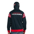 thumbnail image 2 of Men's Pro Player Navy/Red Houston Texans Helmet Full-Zip Hooded Track Jacket, 2 of 4