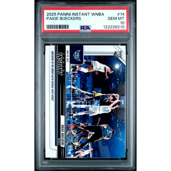 Graded 2025 Panini Instant Paige Bueckers #14 Rookie RC Basketball Card PSA 10 Gem Mint