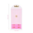 thumbnail image 2 of Ftory Plastic Wardrobe Storage Cabinet Closet For Dolls Furniture Dollhouse Accessory,Wardrobe, Dollhouse Wardrobe, 2 of 8
