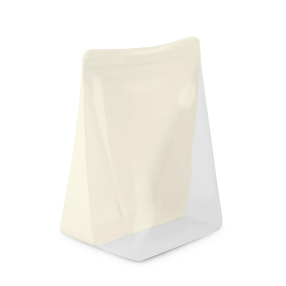 Bolsa de almacenamiento reutilizable W&P Porter Silicone Sandwich, 1 litro, color crema