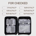 thumbnail image 6 of EPICKA TripCozy Compression Packing Cubes - 6 Set Durable Travel Organizer Bags with Mesh Top for Carry on (Light Grey), 6 of 9