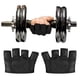 thumbnail image 3 of Guantes de entrenamiento Guantes de gimnasio para levantamiento de pesas Entrenamiento con pesas rusas Silicona Cuatro dedos Fitness Ejercicio Hombres y mujeres Negro, 3 of 5