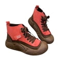 thumbnail image 4 of High Top Sneakers Platform Sneakers Nonslip Boots for Walking Hiker Trekking 40, 4 of 7