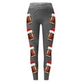 thumbnail image 4 of WILLBEST Leggings Deportivos de Compresión con Estampado Navideño de Fútbol para Mujer, Pantalones de Yoga para Entrenamiento Físico, Correr, Deportes Extra Grande, 4 of 4