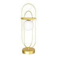 thumbnail image 2 of 1 Light Lamp with Medallion Gold Finish, 2 of 6