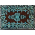 thumbnail image 1 of Ahgly Company Indoor Rectangle Persian Light Blue Traditional Area Rugs, 5' x 8', 1 of 4