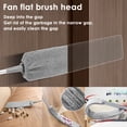 thumbnail image 4 of Feather Duster Bendable Scratch Free Microfiber Duster with 16-98 Inch Telescopic Pole Detachable Washable Dust Cleaning Tool for Cleaning Cobwebs High Ceilings Cars Furniture, 4 of 8