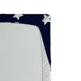 thumbnail image 2 of Ambesonne USA Fitted Sheet, Stars and Vertical Stripes, Full Size, Vermilion Blue and White, 2 of 2