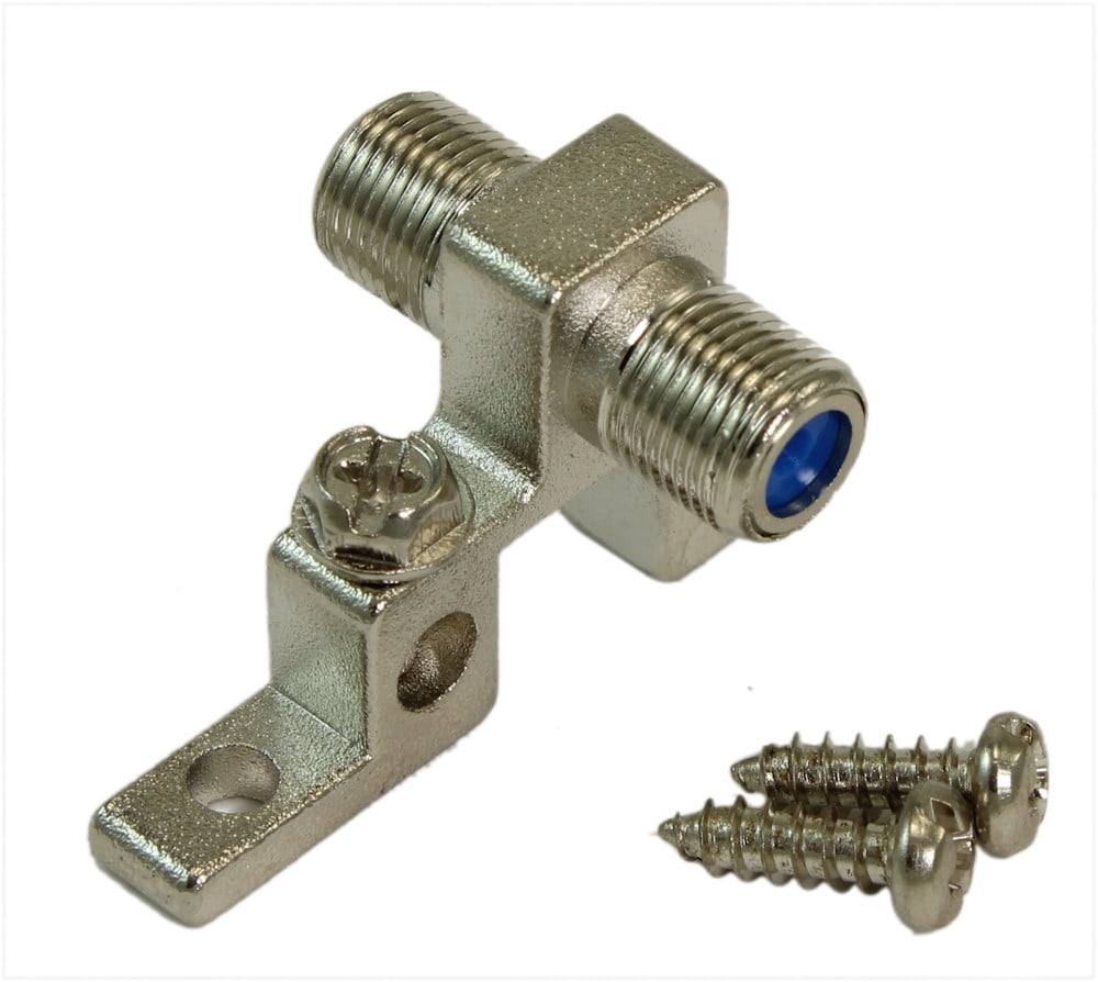 Coax Ground Block for RJ59/RG6 Adapter