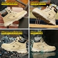 OwnShoe Waterproof Men's Work Boots Steel Toe Safety Shoes NonSlip