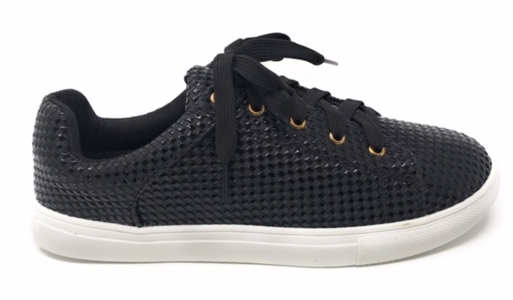 Forever Young Women's Textured Material Lace up Sneakers