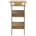 thumbnail image 3 of vidaXL Wall Bar Table Artisan Oak Engineered Wood Medium Wall Bar Table, 3 of 8