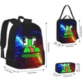 thumbnail image 4 of unspeakable Game Backpack Kawaii Anime Game Unspeakables 3 Pcs Backpacks Set with Thermal Insulated Lunch Tote Purse Pencil Case Multifunctional Laptop Daypack Travel Bag, Lunch Box, Pencil Case, 4 of 5