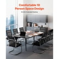 thumbnail image 2 of YKITRD 8 ft Boat-Shaped Conference Table for Office Meetings, Seats 10, 2 of 12