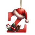 thumbnail image 2 of Clearance! 26 Christmas Letter Decorations A To Z (without H And V) Hanging Christmas Tree Pendant Alphabet Letters Named Alphabet Decorations Christmas Tree Decorations, 2 of 6