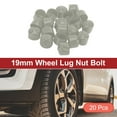 thumbnail image 2 of Unique Bargains 20pcs 19mm Exterior Wheel Lug Nut Bolt Gray, 2 of 7