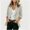 *Beige, variant on Women's Long Sleeve Notch Collar Blazer with Shoulder Pads ,Casual Work Jacket Gray,Women's Plus XXL