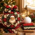 thumbnail image 6 of KRONDO Christmas Patchwork Ornament DIY Kit, 5.9" Fabric Craft Set for Holiday Tree, Mantel & Gift Display, 6 of 9
