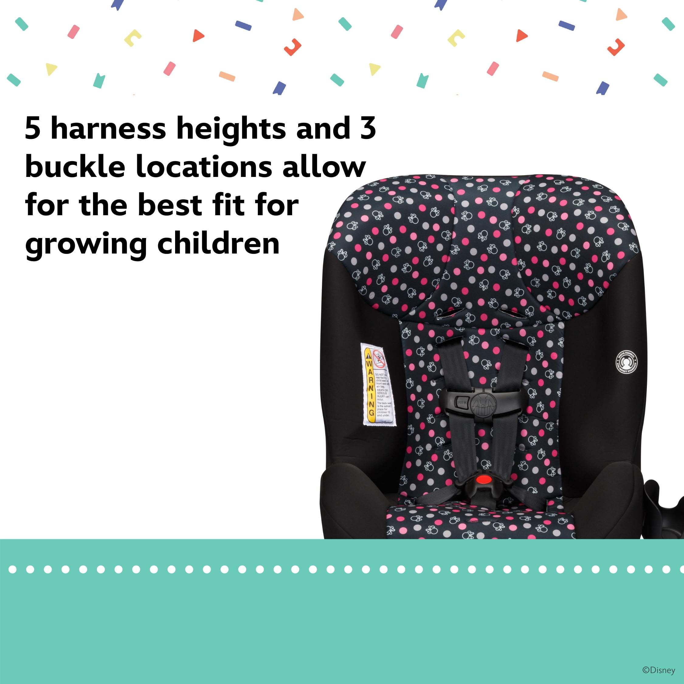 Disney Baby Scenera Extend Convertible Car Seat, Modern Mickey