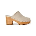 thumbnail image 5 of Time and Tru Women's Comet Wooden Heel Mules, 5 of 6