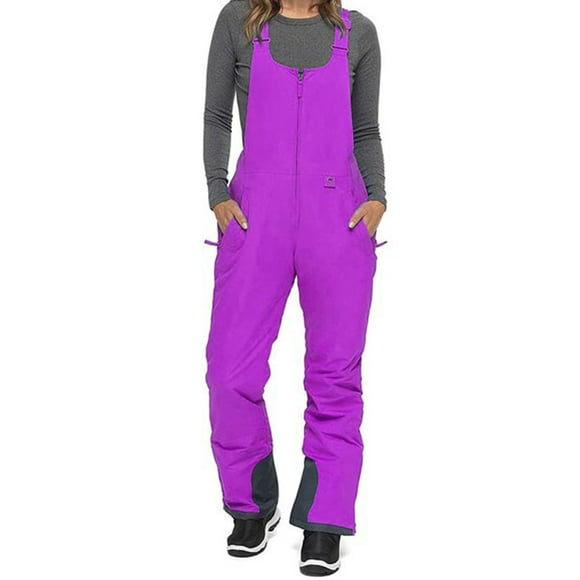 Women Bib Winter Snow Bibs Waterproof Snowboarding Insulated Snowboard Overalls Ripstop Ski Pants