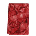 thumbnail image 2 of Red Geometric Kitchen Towels Set of 1, Vintage Minimalism Abstract Aesthetic Absorbent Dish Towels for Kitchen, Microfiber Hand Towel, Quick Drying Tea Towel for Cleaning Decorative Dishcloths, 2 of 7