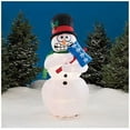 thumbnail image 2 of Gemmy (#86235) Inflatable Animated Shivering Snowman, Shivers and Shakes, 6', 2 of 3