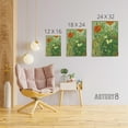 thumbnail image 3 of Vincent Van Gogh Butterflies And Poppies Canvas Wall Art Print 24X32", 3 of 3