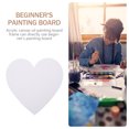 thumbnail image 4 of Toddmomy 8Pack Paint Canvases Artist Drawing Panel for Beginner Simple Design 15X15cm White, 4 of 8