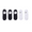 Black White, variant on 5 pairs No Show Socks for Womens Size 6-9, Ultra Low Cut Liner Silk Breathable Socks Ice Feeling socks, Nonslip Liner Invisible Hidden Thin Socks