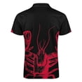 thumbnail image 5 of BE MY LOBSTER Men Zipper T-shirt Summer Casual Short Sleeve T-shirt Top, 5 of 7