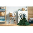 thumbnail image 2 of Ahgly Company Machine Washable Indoor Square Transitional Night Black Area Rugs, 3' Square, 2 of 7