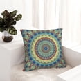 thumbnail image 6 of Pofeuu Round Mandala1 Print Double-sided plush pillowcase Square Throw Pillow Covers Pillows Cover for Living Room Bedroom Sofa Couch Cushion Cover（No pillow core）-18"x18", 6 of 7