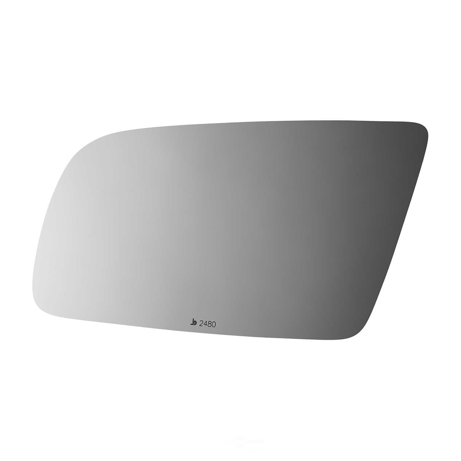 Burco Side View Mirror Replacement Glass - Clear Glass - 2480