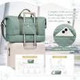 thumbnail image 4 of Gynky Travel Duffle Bag for Women Floral Weekender Bags with Shoe Compartment Carry on Overnight Bag Gym Tote Duffel Bag with Wet Pocket Hospital Bags for Travel Essentials, 4 of 9