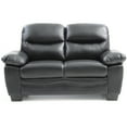 thumbnail image 4 of Glory Furniture Marta Faux Leather Loveseat in Black, 4 of 4