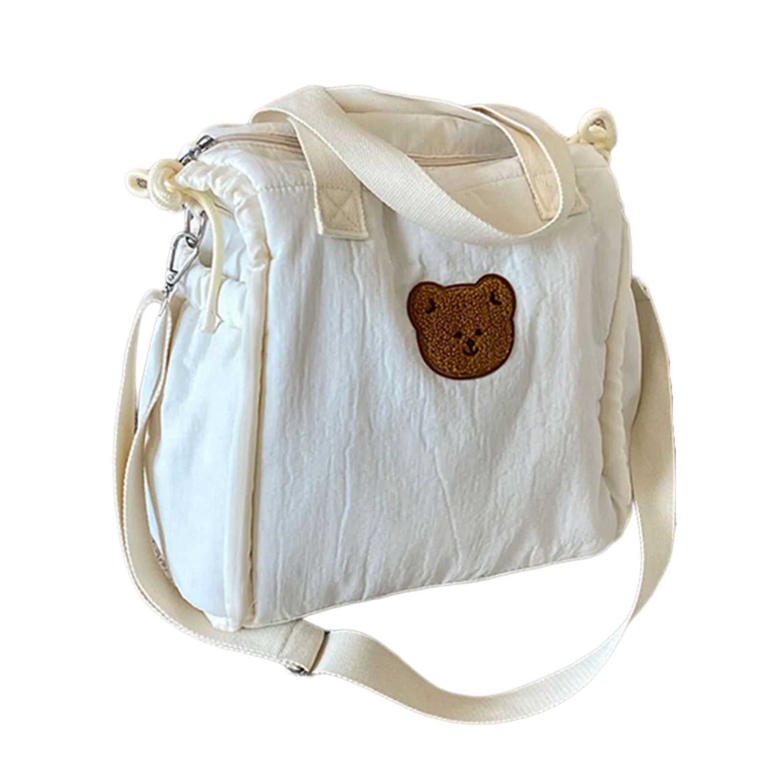 Delightful Bear Styles Diaper Bag Multifunction & Comfortable Travel Baby Essential Bag Large for Busy Moms & Family Outings