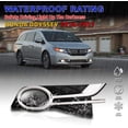 thumbnail image 3 of Winjet Driving Fog Lights For 2014 2015 2016 2017 Honda Odyssey Smoke Bumper Fog Lamps Assembly+Switch+Wiring, 3 of 7