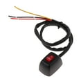 thumbnail image 2 of S SERENABLE 12V 10ACar Sticky Push Button Switch ON OFF Control with Red Light Ship Form, 2 of 9